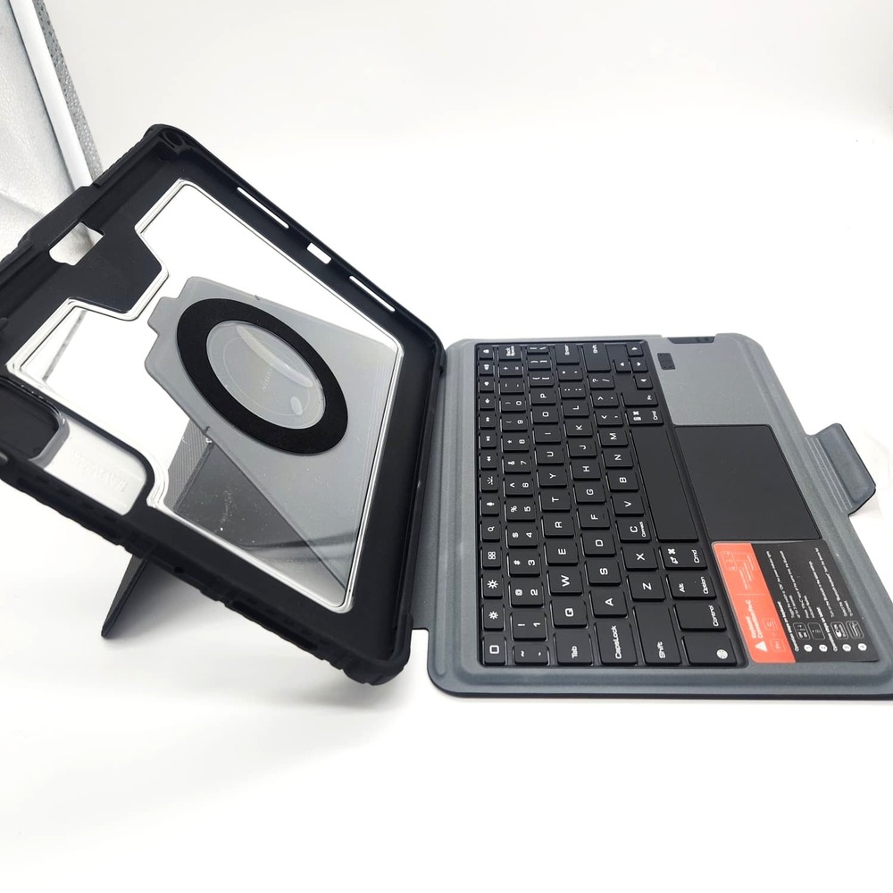 iPad Pro 11 iPad Air 5 4‎ Case with Keyboard Trackpad Backlit Nillkin Black - Picture 3 of 12